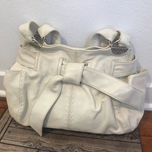 Brighton leather bow bag